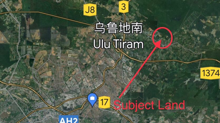 sungai tiram land