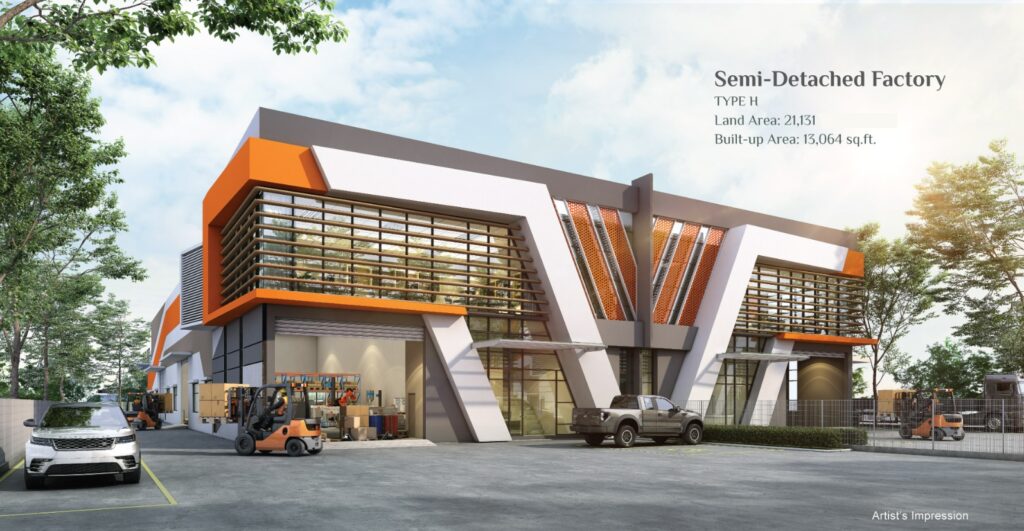 Semi Detached Factory

Built up area : 13,064 sq.ft.
Land area : 21,131 sq.ft.
Key Feature : 
-Medium Industrial
-Power supply 200 AMP
-Ceiling Height 9 meter