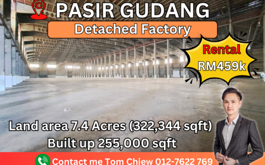 Pasir Gudang Detached Factory For Rent