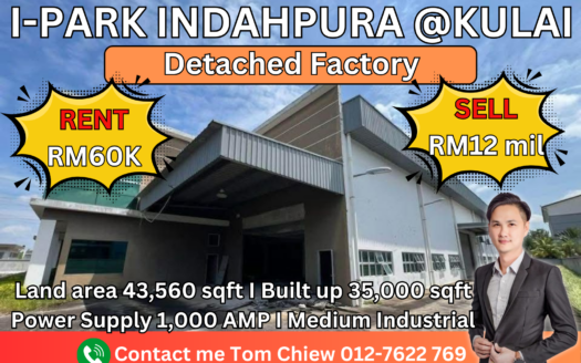 Kulai Detached Factory For Sale