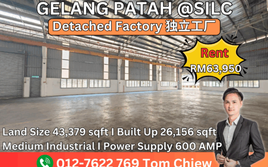 Gelang Patah Detached Factory For Rent