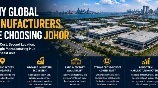 Detached Factory for Rent in SILC Johor Malaysia